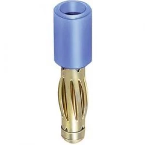 Image of Plug to plug connector 4mm plug 2mm socketBlueStaeubliR42 A1 pcs