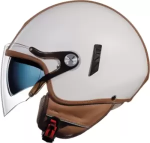Image of Nexx SX.60 Cruise 2 Jet Helmet, white-brown, Size S, white-brown, Size S