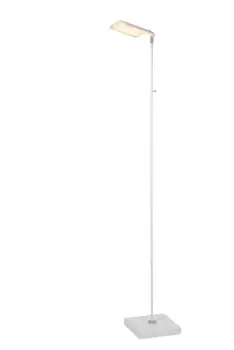 Image of Aaron Classic Floor reading lamp - LED Dim. - 1x10W 2700K/4000K - White