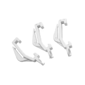 Image of Universal Curtain Track Gliders (Pack of 10) (One Size) (White)