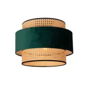 Image of Javor Scandinavian Flush Ceiling Light - Ø38cm - 1xE27 - Green