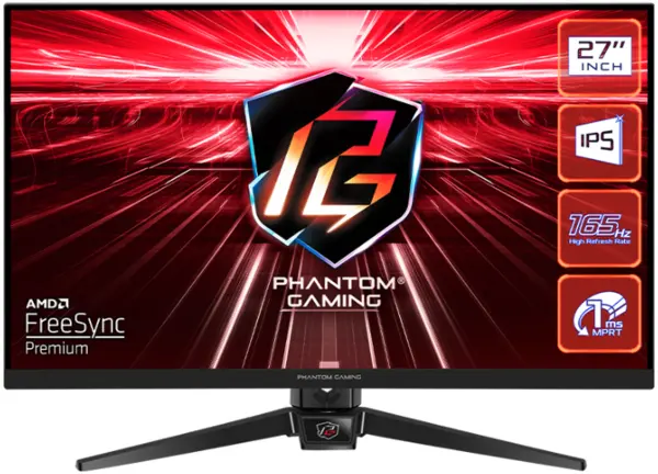 Image of ASRock Phantom 27" PG27FF1A Full HD IPS Gaming LED Monitor