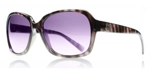 Image of DKNY DY4087 Sunglasses Purple Print 353890 59mm