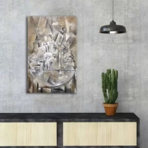 Image of FAMOUSART-062 Multicolor Decorative Canvas Painting