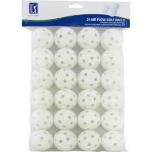 Image of PGA Tour Air Flow Practice Golf Balls - White