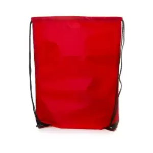 Image of United Bag Store Drawstring Bag (One Size) (Red) - Red