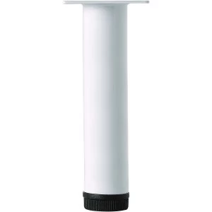 Image of Wickes Round Furniture Leg - White 32 x 200mm