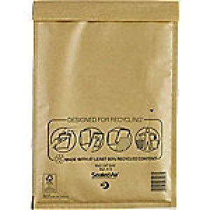 Image of Mail Lite Mailing Bags F/3 79gsm Gold Plain Peel and Seal 330 x 220 mm Pack of 50