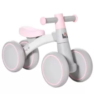 Image of Reiten Baby Balance No Pedal Bicycle - Grey/Pink