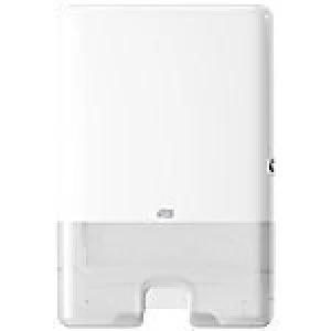 Image of Tork Hand Towel Dispenser H2 Xpress Plastic White 30.2 x 10.2 x 44.4 cm