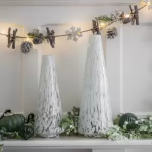 Image of Crossland Grove Alaska Tree Vase 120X120X300Mm White