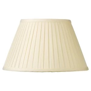Image of Village At Home 12" Knife Pleated Drum Lampshade - French Cream