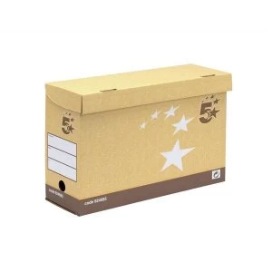 Image of 5 Star Foolscap Transfer Case Sand Pack of 10