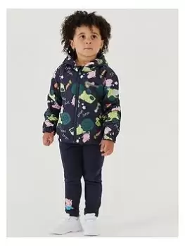 Image of Boys, Regatta Regatta Kids Peppa Pig Muddy Puddle Waterproof Jacket - Navy, Size 2-3 Years
