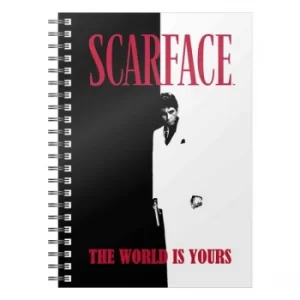 Image of Scarface Notebook The World Is Yours