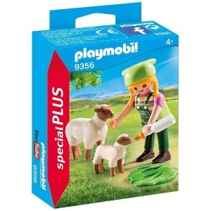 Image of Playmobil: Farmer with Sheep