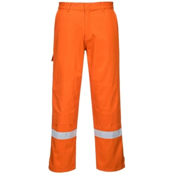 Image of Portwest - FR26ORRS - sz S Bizflame Plus Trouser - Orange Regular