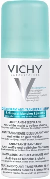 Image of Vichy 48hr Anti-Perspirant Spray - No White Marks and Yellow Stains 125ml