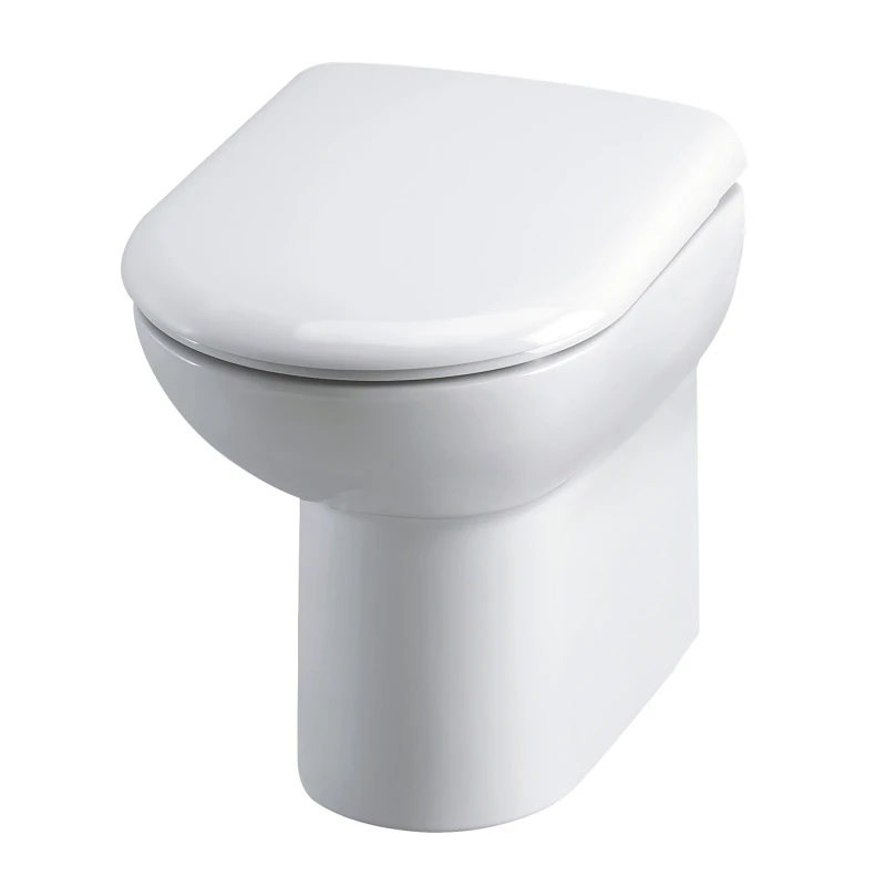 Image of Balterley Comfort Height Back To Wall Toilet Pan - 440mm x 370mm x 530mm White