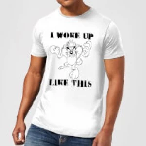 Image of Looney Tunes I Woke Up Like This Mens T-Shirt - White - S