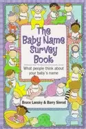 Image of baby name survey book what people think about your babys name