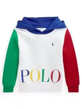 Image of Boys, Ralph Lauren Boy Colourblock Hoody - Multi, Size 8 Years=S
