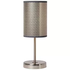 Image of Lucide MODA - Table Lamp - Ø13cm - 1xE27 - Grey