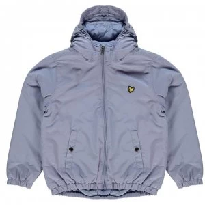 Image of Lyle and Scott Zip Hooded Jacket - Mid Blue