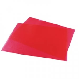 Image of Nice Price Red Cut Flush Folders Pack of 100 WX01485
