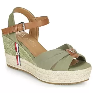 Image of Tom Tailor FOLIN womens Sandals in Green,6,6.5,7.5
