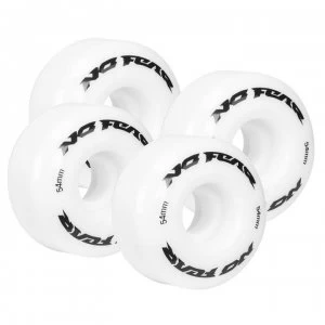 Image of No Fear PU 90A Skateboard Wheels - White