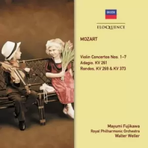 Image of Wolfgang Amadeus Mozart - Mozart: Violin Concerto Nos. 1-7/Adagio KV261/Rondos KV269, KV373 CD Album - Used