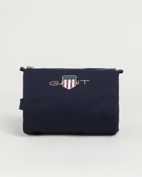 Image of GANT Men Archive Shield Wash Bag (ONE-SIZE) Blue