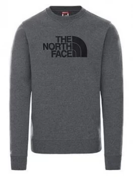 Image of The North Face Drew Peak Crew - Medium Grey Heather Size M Men