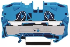 Image of Wago Blue 2010 Standard Din Rail Terminal, 20 6 AWG, 0.5 10mm, 550 V