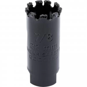 Image of Draper Expert Tungsten Carbide Grit Hole Saw 22mm