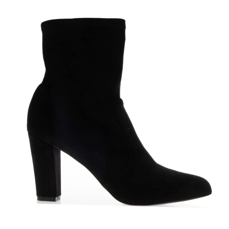 Image of Dune London Oty Heeled Ankle Boots Black female UK 3