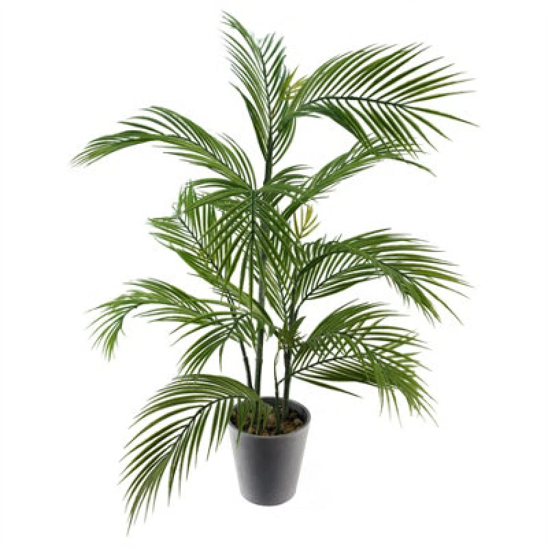 Image of Leaf Design 90cm Artificial Palm Tree in Decorative Planter
