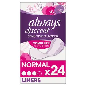 Image of Always Discreet Liners Ultra Mini 24PK