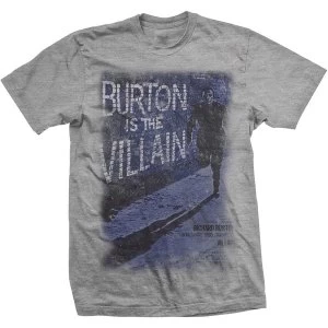 Image of StudioCanal - The Villain Unisex Medium T-Shirt - Grey