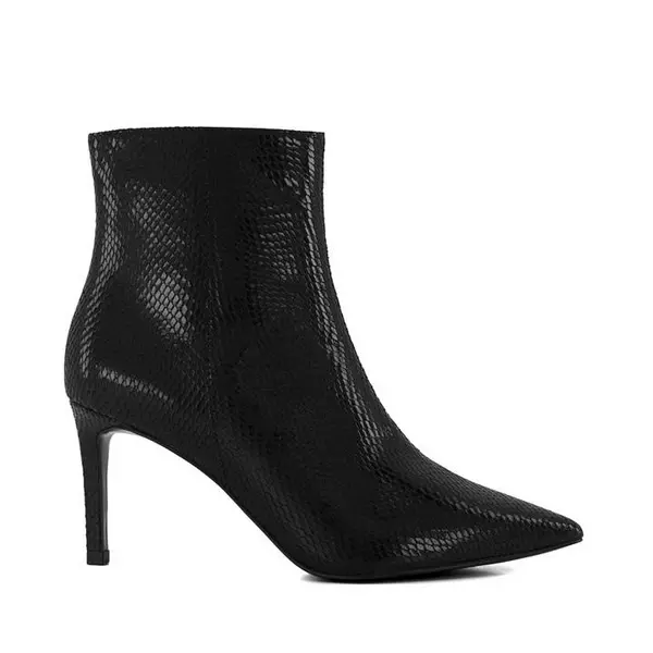 Image of Dune London Oonaz Heeled Ankle Boots 4 (37) Silver 24269411240