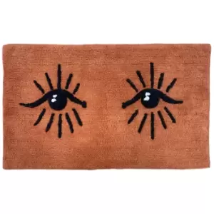 Image of Furn Theia Rectangular Bath Mat (One Size) (Pecan/Black)