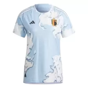 Image of adidas Belgium Authentic Away Shirt 2022/2023 Womens - Blue