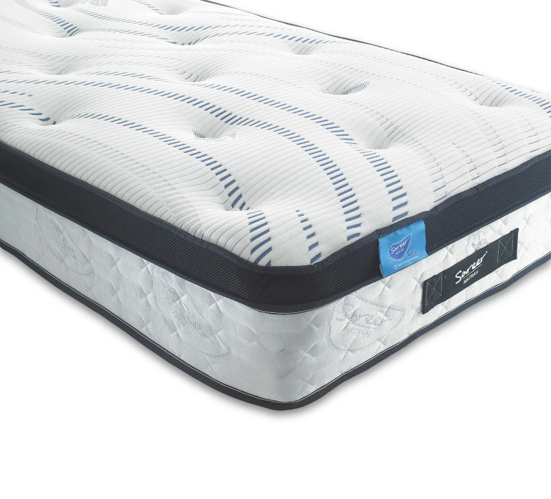 Image of Sareer Furniture Limited Gel Pocket Mattress in White Size: Single White Unisex Single