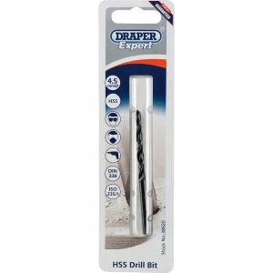 Image of Draper Expert HSS Drill Bit 4.5mm Pack of 1