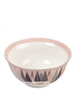 Image of Sara Miller Frosted Pines Candy Bowl