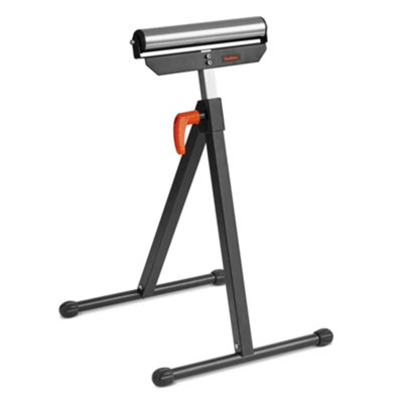 Image of Vonhaus Roller Stand, Adjustable Roller Stands, Woodworking, Heavy Duty Steel Base & Chrome Plated Roller, Workshop Roller Stand