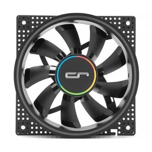 Image of Cryorig Crona S ARGB 120mm PWM Fan with Controller (400-1700rpm) - Black