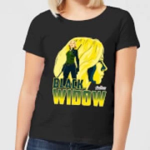 Image of Avengers Black Widow Womens T-Shirt - Black