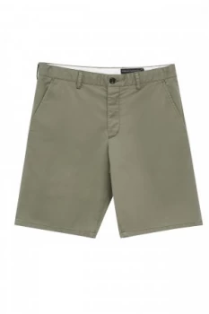 Image of Mens French Connection Machine Gun Stretch Shorts Lichen